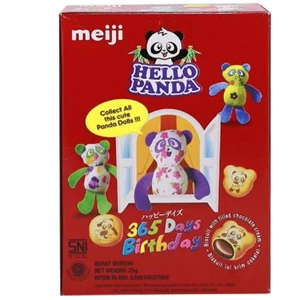 Meiji hello panda 365 days 25 gr x 8 x 8 pcs/karton