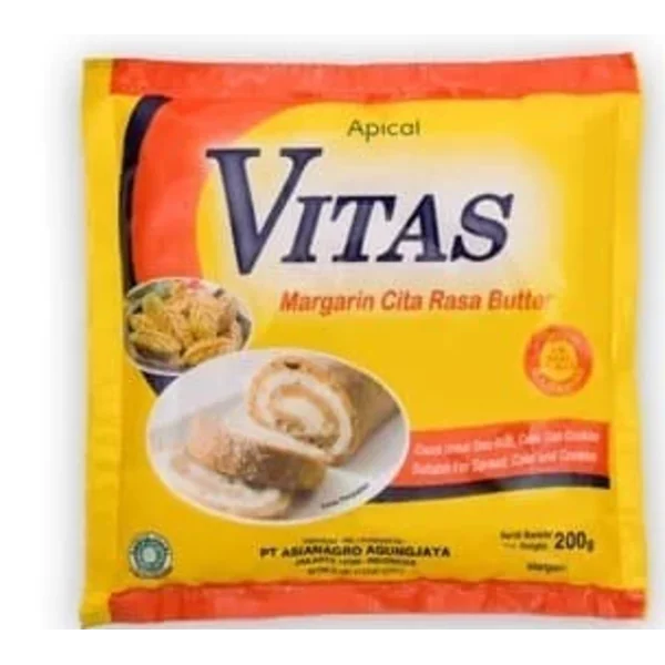 Vitas margarin sachet 200 gr x 60 pcs/karton