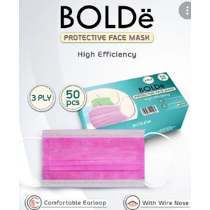 Bolde non-medical masks (50 pcs/pack) x 50 boxes/carton