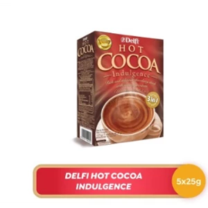 Delfi hot cocoa indulgence 25gr per carton contains 80 pcs 8991001400178