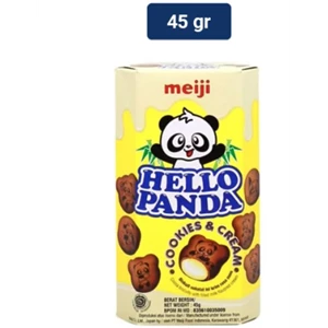 Meiji hello panda biskuit cokies & cream 45 gr