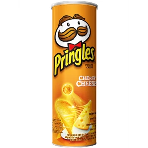 Pringles keripik kentang cheesy cheese 107 gr 8886467100031