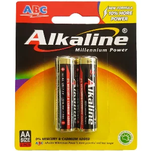 Abc alkaline baterai AA (2 pcs) x 144 pcs/karton