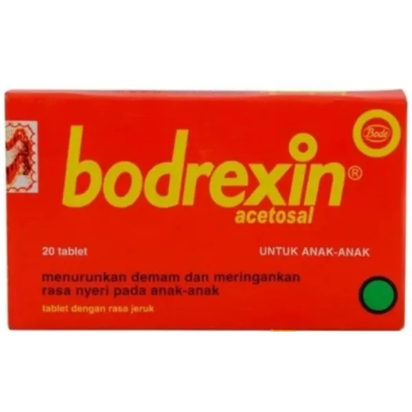 Bodrexin tablet (2 strip @10 tablet) x 30 box/karton (8999908304605 ...