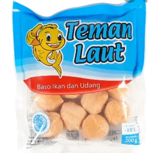 Teman laut bakso ikan dan udang 200 gr x 30 pack/karton