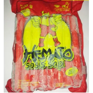 Hemato sosis sapi isi 15 pcs 500 gr x 20 pack/karton