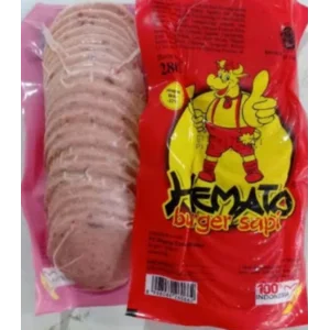 Hemato beef burger 280 gr x 25 pack/karton