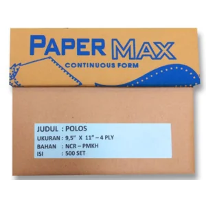 Paper max continuous form plain paper ncr 5 ply 9.5" x 11" x 500 sheets per carton