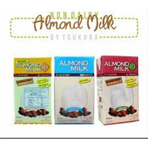Tsukuba Roasted Almond Milk 10 1 liter per karton isi 12 pcs P001954