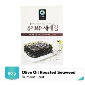 Chung jung one -roasted seaweed with olive oil 1x5 per karton isi 20 pcs (2100160)