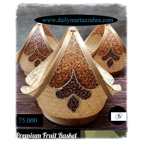 Besek premium fruit basket per pieces