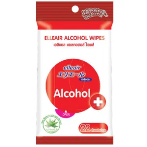 Elleair alcohol wipes 22's x 36 pcs/ctn bar code 350255421