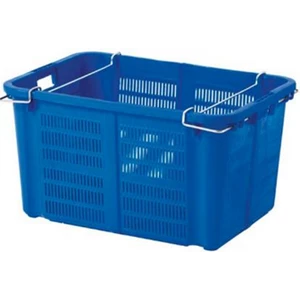 Rabbit container perforated plastic (Use the handle) Type 1001 + GG Size P690xL485xT375mm (Estimated)