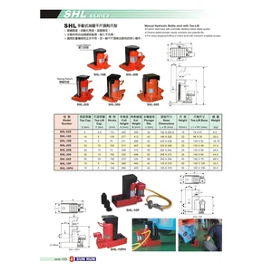 Dongkrak Botol Hidrolik Toe-Lift SHL-30S Top Cap 30 ton Stroke 150mm Sun Run