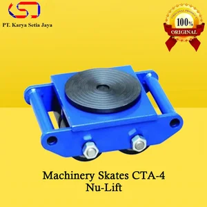 Alat Pemindah Barang Roller Skid Skate Tank Machine CTA-4 6Ton Nu-Lift