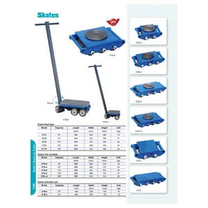 Alat Pemindah Barang Roller Skid Skate Tank Machine CTA-9 15Ton