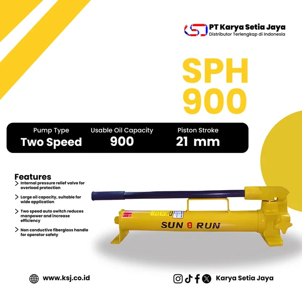 Pompa Tangan Hidrolik SPH-900 Sun Run