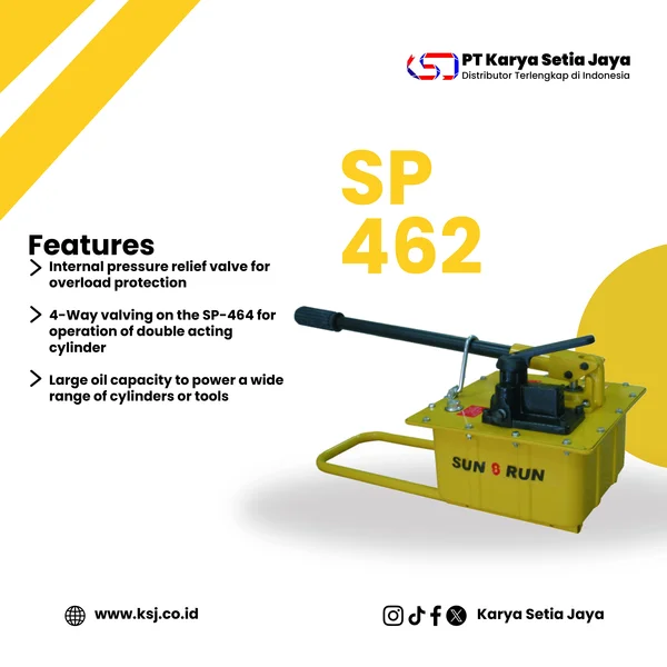 Hydraulic Pump SP-462 Steel Two-speed Hand Pump Double Acting Sun Run