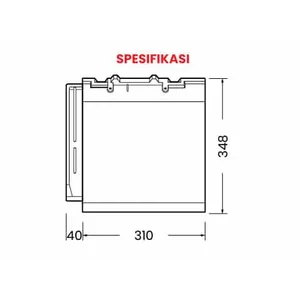KANMURI FULL FLAT Genteng Keramik