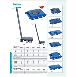 Goods Trolley Cavacity 6Ton - Roller Skate with turn Table 6Ton Cavacity - Rolling Moving Skate 6Ton Cavacity