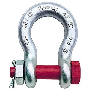 Hoists CROSBY - Shackle Crosby G-209 - Shackle Crosby G-209A - SHACKLE CROSBY - Screw Pin Shackle Crosby Omega G-209 - Screw Pin Shacle Crosby Dee G-210 - Bolt & Nut Shackle Crosby Omega G-2130 - Bolt & Nut Shackle Crosby Dee G-2150
