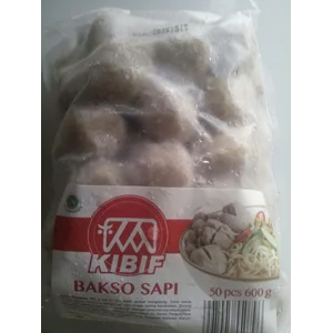 Kibif Bakso Sapi 600Gr Isi 50Butir