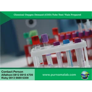 Chemical Oxygen Demand - COD Tube Test/Vials prepared