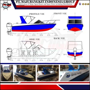 KAPAL PATROLI 6 M TENDA LIPAT