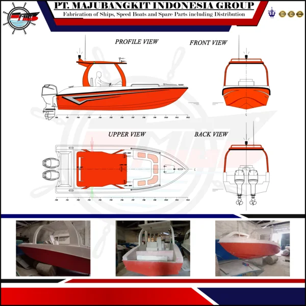 KAPAL WISATA 6 M (CENTER CONSOLE) (READY STOCK)