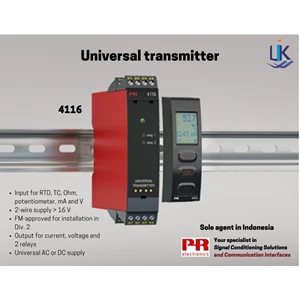 Universal Transmitter 4116 Pr Electronics