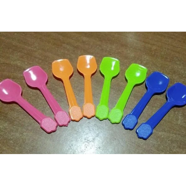 Sendok Plastik Puding warna 