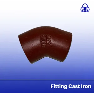 Elbow 45 Derajat ukuran 8" Inci merk ORO Sambungan Pipa Cast Iron