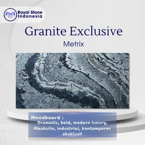 Granite Metrix Premium – Batu Granit Eksotis Corak Dramatic Movement