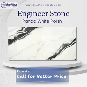 Panda White Polish Engineer Stone