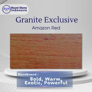 Amazon Red Granite – Exotic Linear Luxury Stone