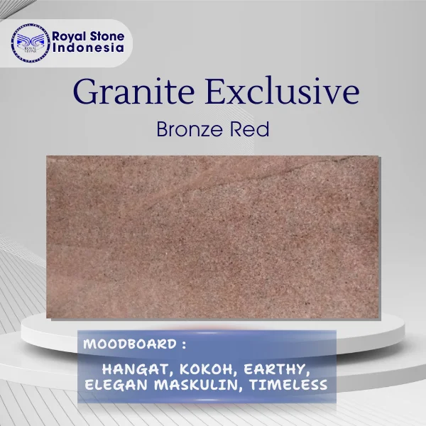 Granite Bronze Red – Premium Natural Stone dengan Nuansa Hangat & Tangguh