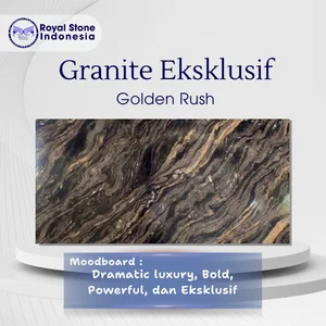 Granite Golden Rush Dramatic Gold Vein Granite