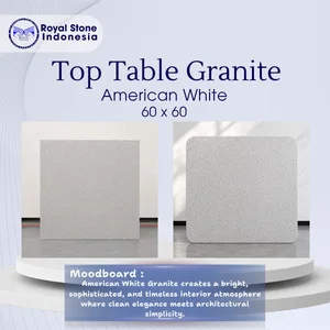 Top Table Granite American White 60 x 60 cm