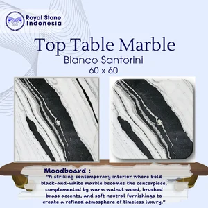 Top Table Marmer Bianco Santorini 60 x 60
