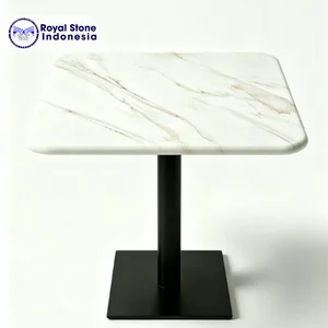 Top Table Engineered Stone Calacata Gold Polish 60x60