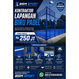 Rumput  Sintetis Lapangan Padel indonesia
