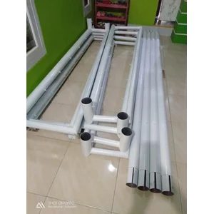 Tiang Gawang Futsal Portable Free Jaring Gawang 4mm