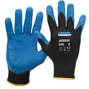 Kimberly Clark 40226 Jackson G40 Nitrile Foam Coated Gloves Size M