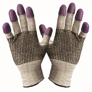 Sarung Tangan Safety Kimberly Clark 97433 Jackson G60 Purple Nitrile Cut Resistant Gloves Size XL