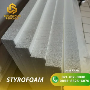 Styrofoam jenis low lembaran ukuran 100 x 200cm