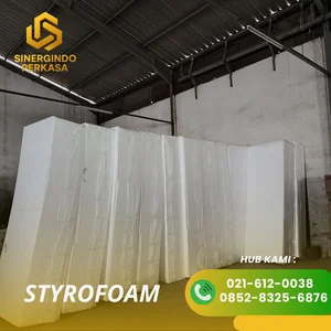 Styrofoam jenis low lembaran ukuran 100 x 200cm