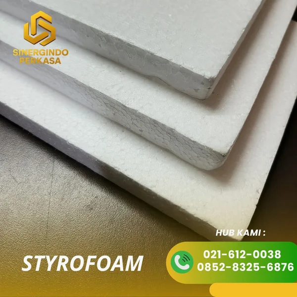 Styrofoam jenis low lembaran ukuran 100 x 200cm