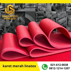 Rubber Sheet Karet Gulungan / karet merah linatex lembaran