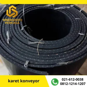 Karet belt conveyor belt serat benang