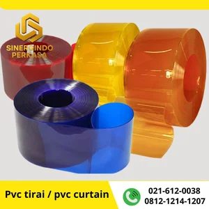Pvc tirai / pvc curtain beragam warna / penghalang serangga